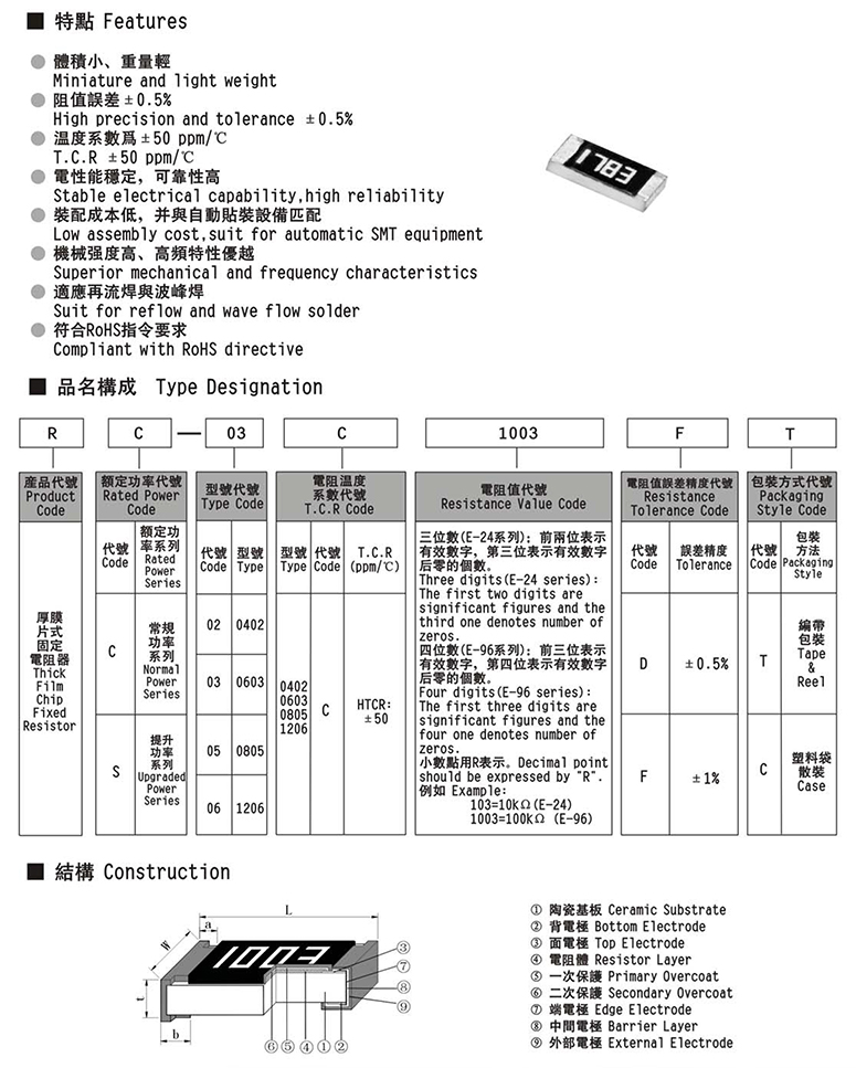 精密取样电阻规格