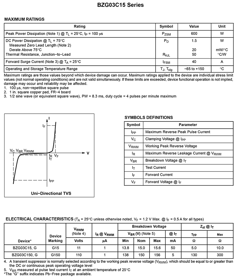 3.3v稳压二极管型号说明