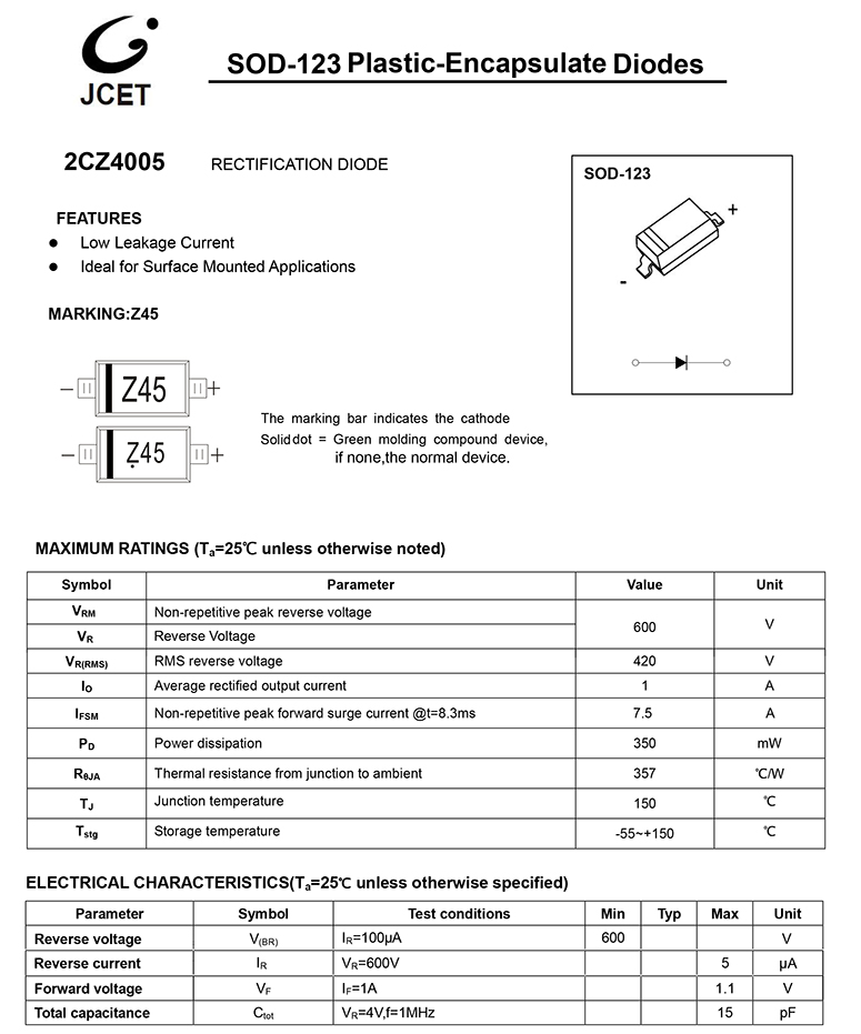 整流二极管dsr1m用于