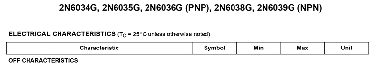 pnppnp达林顿管参数