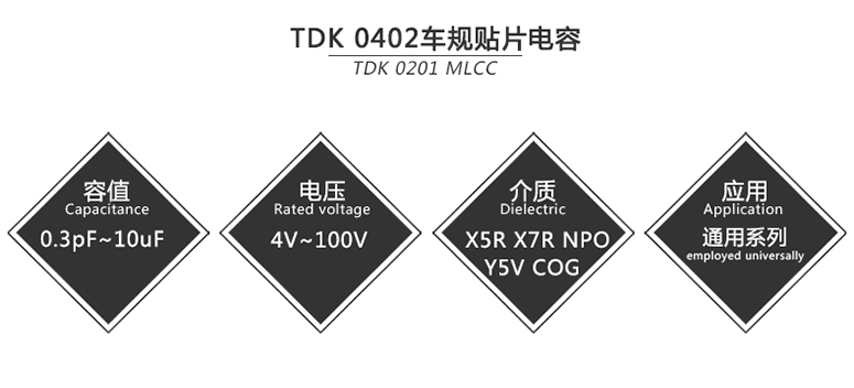 TDK无极贴片电容